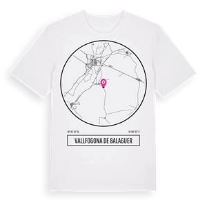 Vallfogona de Balaguer t-shirt – ekologisk bomull t-shirt från Pinshirt
