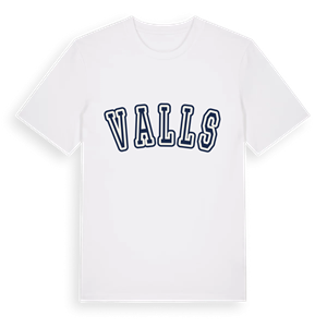 Valls college t-shirt – ekologisk bomull t-shirt från Pinshirt