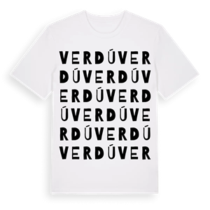 Verdú ordlek t-shirt – ekologisk bomull t-shirt från Pinshirt