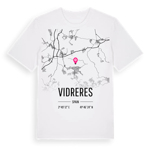 Vidreres karta t-shirt – ekologisk bomull t-shirt från Pinshirt