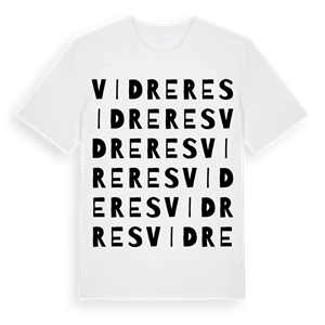 Vidreres ordlek t-shirt – ekologisk bomull t-shirt från Pinshirt