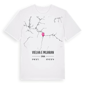 Vielha e Mijaran karta t-shirt – ekologisk bomull t-shirt från Pinshirt