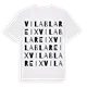 Vilablareix ordlek t-shirt