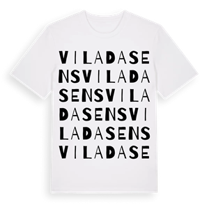 Viladasens ordlek t-shirt – ekologisk bomull t-shirt från Pinshirt