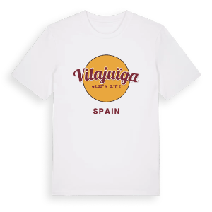 Vilajuïga cirkel t-shirt – ekologisk bomull t-shirt från Pinshirt