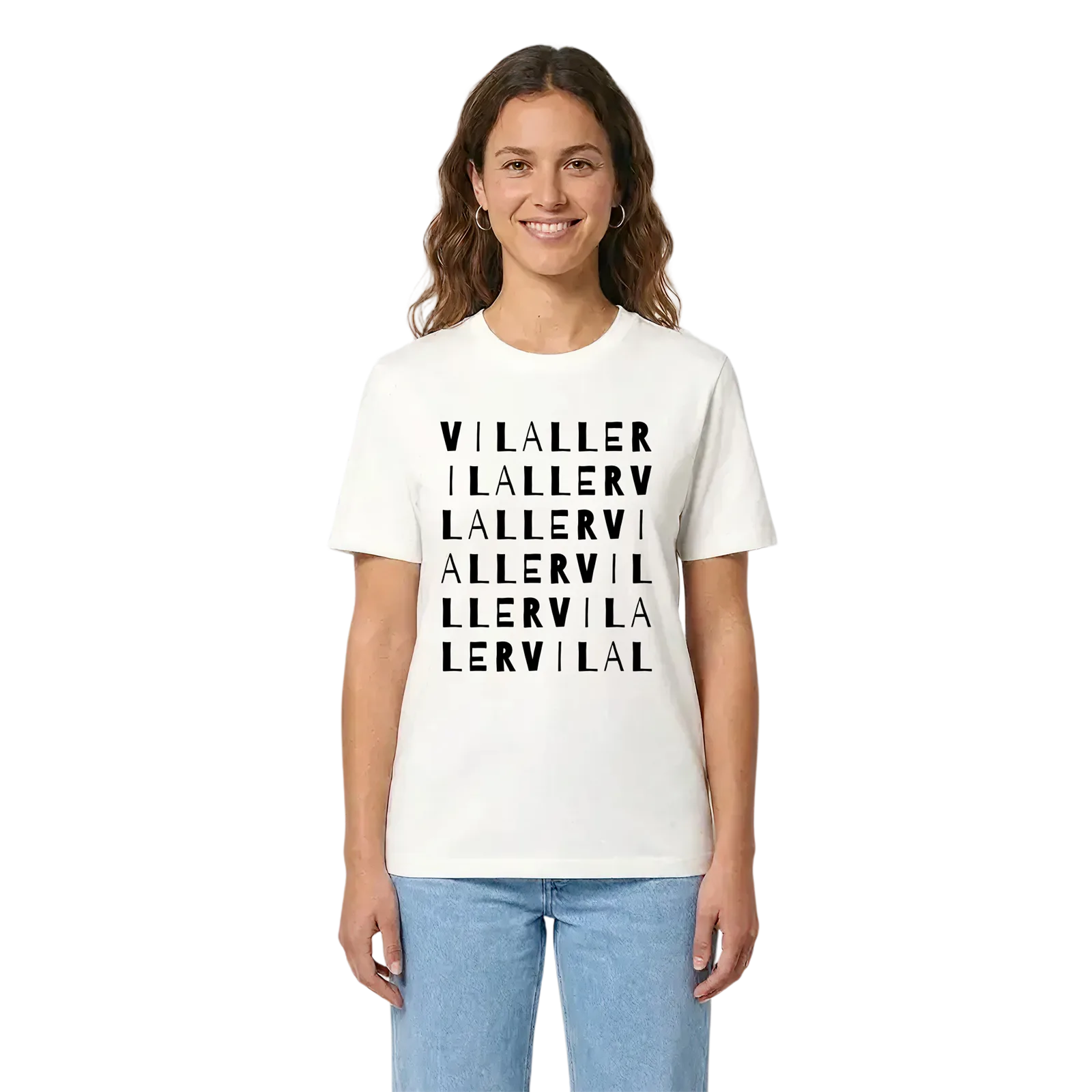 Vilaller ordlek t-shirt – White, i miljö