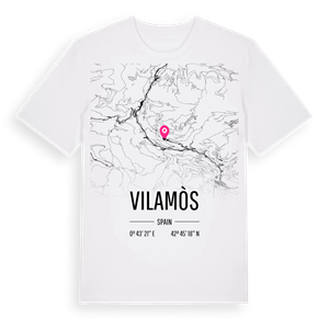 Vilamòs karta t-shirt – ekologisk bomull t-shirt från Pinshirt