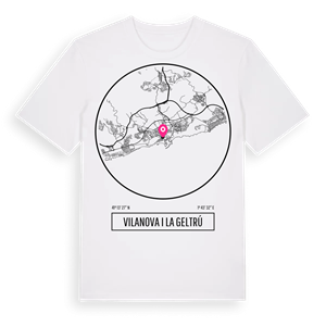 Vilanova i la Geltrú t-shirt – ekologisk bomull t-shirt från Pinshirt