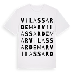 Vilassar de Mar ordlek t-shirt – ekologisk bomull t-shirt från Pinshirt