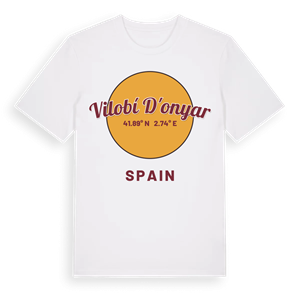 Vilobí d'Onyar cirkel t-shirt – ekologisk bomull t-shirt från Pinshirt