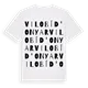 Vilobí d'Onyar ordlek t-shirt