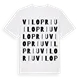 Vilopriu ordlek t-shirt