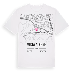 Vista Alegre karta t-shirt – ekologisk bomull t-shirt från Pinshirt