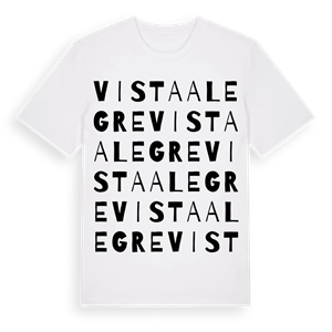 Vista Alegre ordlek t-shirt – ekologisk bomull t-shirt från Pinshirt