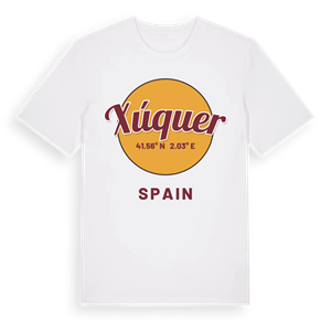 Xúquer cirkel t-shirt – ekologisk bomull t-shirt från Pinshirt
