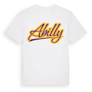 Abilly baseball t-shirt – ekologisk bomull t-shirt från Pinshirt
