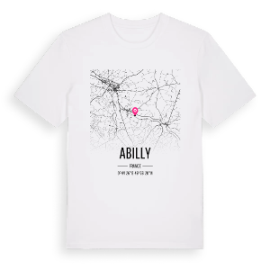 Abilly karta t-shirt – ekologisk bomull t-shirt från Pinshirt