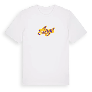 Angé baseball t-shirt – ekologisk bomull t-shirt från Pinshirt
