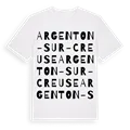 Argenton-sur-Creuse ordlek t-shirt