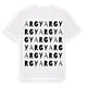 Argy ordlek t-shirt