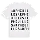 Arpheuilles ordlek t-shirt