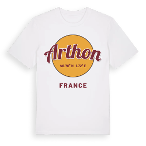 Arthon cirkel t-shirt – ekologisk bomull t-shirt från Pinshirt