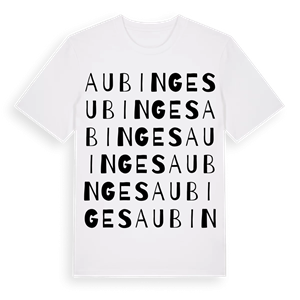 Aubinges ordlek t-shirt – ekologisk bomull t-shirt från Pinshirt