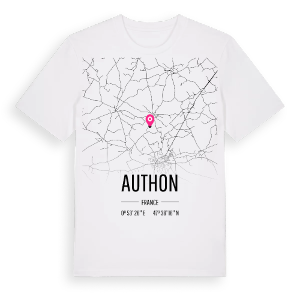 Authon karta t-shirt – ekologisk bomull t-shirt från Pinshirt