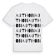 Authon ordlek t-shirt