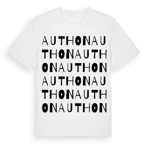 Authon ordlek t-shirt – ekologisk bomull t-shirt från Pinshirt