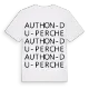Authon-du-Perche ordlek t-shirt