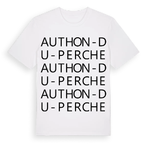 Authon-du-Perche ordlek t-shirt – ekologisk bomull t-shirt från Pinshirt
