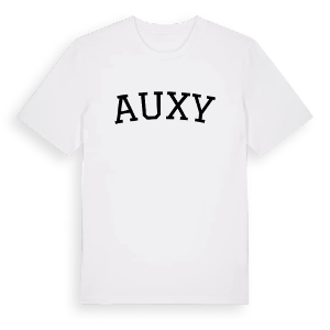 Auxy böjd t-shirt – ekologisk bomull t-shirt från Pinshirt