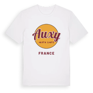 Auxy cirkel t-shirt – ekologisk bomull t-shirt från Pinshirt