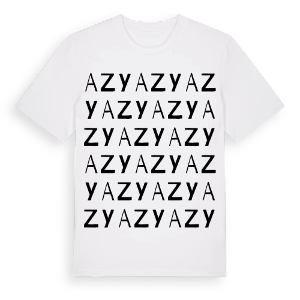Azy ordlek t-shirt – ekologisk bomull t-shirt från Pinshirt