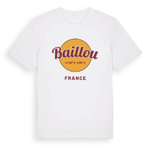 Baillou cirkel t-shirt – ekologisk bomull t-shirt från Pinshirt
