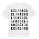 Bélâbre ordlek t-shirt