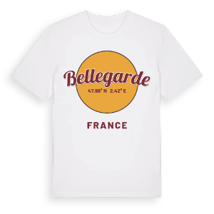 Bellegarde cirkel t-shirt – ekologisk bomull t-shirt från Pinshirt