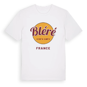 Bléré cirkel t-shirt – ekologisk bomull t-shirt från Pinshirt