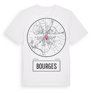 Bourges t-shirt – ekologisk bomull t-shirt från Pinshirt