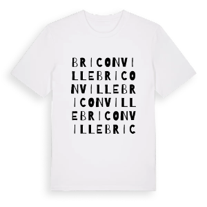 Briconville ordlek t-shirt – ekologisk bomull t-shirt från Pinshirt
