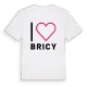 Jag älskar Bricy t-shirt stort tryck