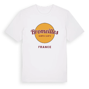 Bromeilles cirkel t-shirt – ekologisk bomull t-shirt från Pinshirt