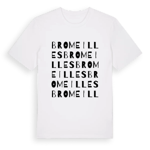 Bromeilles ordlek t-shirt – ekologisk bomull t-shirt från Pinshirt