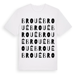 Broué ordlek t-shirt – ekologisk bomull t-shirt från Pinshirt