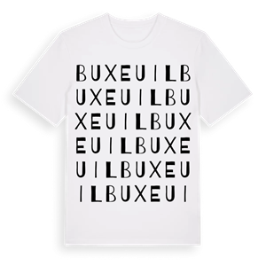 Buxeuil ordlek t-shirt – ekologisk bomull t-shirt från Pinshirt