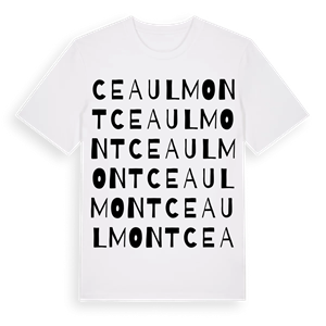 Ceaulmont ordlek t-shirt – ekologisk bomull t-shirt från Pinshirt
