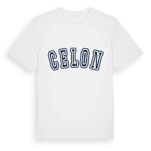 Celon college t-shirt – ekologisk bomull t-shirt från Pinshirt