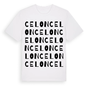 Celon ordlek t-shirt – ekologisk bomull t-shirt från Pinshirt