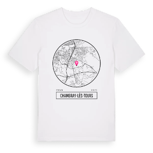 Chambray-lès-Tours t-shirt – ekologisk bomull t-shirt från Pinshirt
